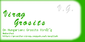 virag grosits business card